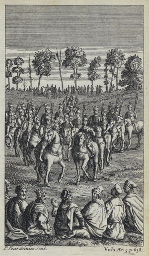 Illustration for John Dryden's translation of Virgil's Aeneid (engraving)