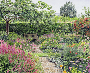 Garden Scene (w/c)
