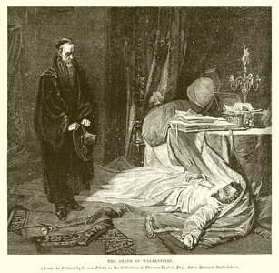 The death of Wallenstein (engraving)