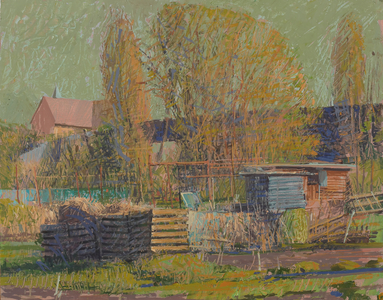 Aristotle Lane Allotments I, 2004 (oil on panel)