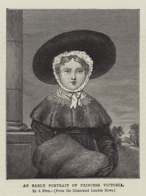 An Early Portrait of Princess Victoria (engraving)