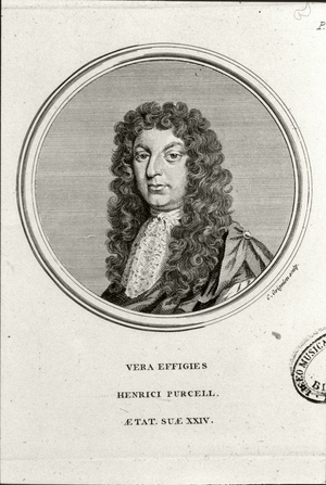 Portrait of Henry Purcell (engraving)