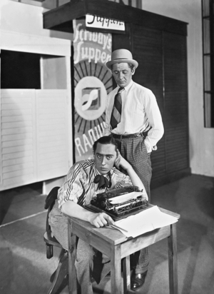 Curt Bois and Paul Hoerbiger in 'Scribbys Soups Are The Best' (b/w photo)