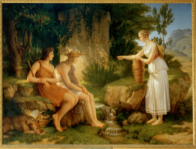 Les bergers au tombeau d' Amyntas …