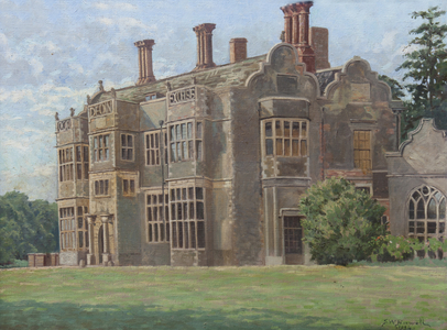 Felbrigg Hall, Norfolk, from the South East, 1934 (oil on canvas)