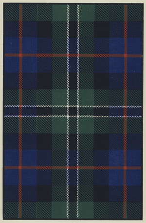 Clan and Tartan: Rose (colour litho)