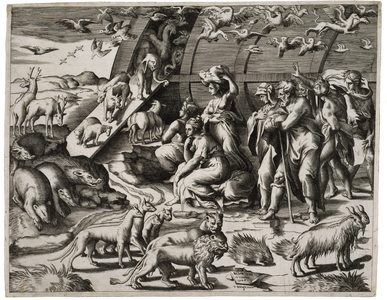Noah Leaving the Ark, 1544 (engraving)