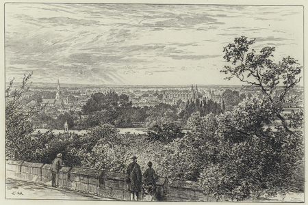 View from the Terrace of the Castle (engraving)