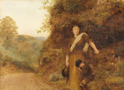 Hagar, 1892 (w/c & bodycolour on paper)