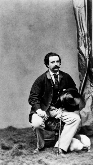 Charles Hugo, c. 1856 (b/w photo)