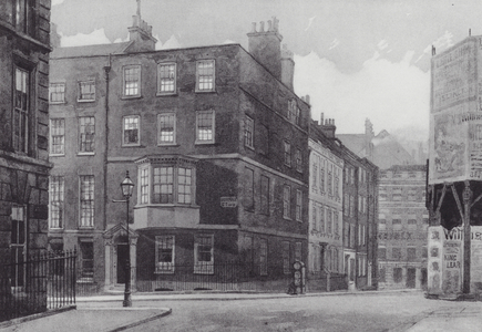 Lost London: Lord Dysart's House at the corner of Norfolk Street (litho)