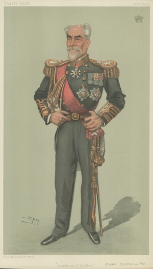Admiral Earl Clanwilliam (colour litho)