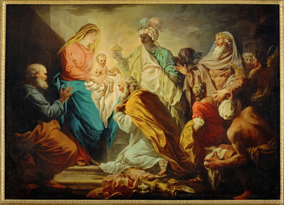 Adoration of the Magi (painting on canvas)
