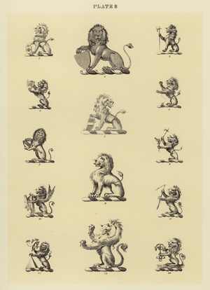llustration for Fairbairn’s Book of Crests (engraving)