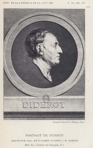 Portrait De Diderot (litho)