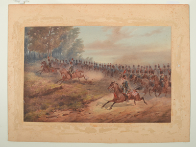 15th (The Kings) Hussars, 1880 circa (w/c)