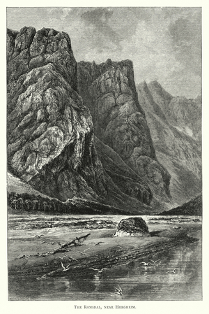 The Romsdal, near Horgheim (engraving)