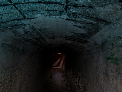 Marine defense post Bunker and Casemates, Augusta, Syracuse, Sicily, Italy, 2022 (photo)