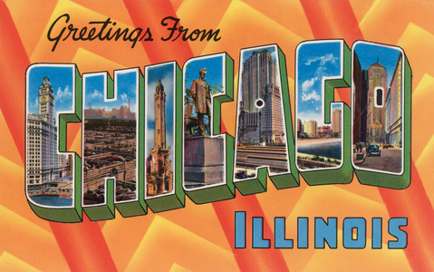 Greetings from Chicago, 1942 (screen print)