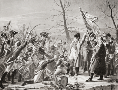 Napoleon's return to France after his escape from Elba, 1815, from Hutchinson's History of the Nations, pub. 1915