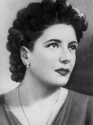 Clara Petacci  in the 40's (photo)