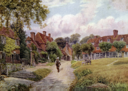 Groombridge, Kent (colour litho)