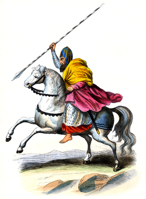 Arthur Macmurroch, King of Leinster, 1847 (engraving)