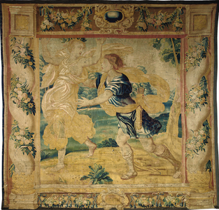 Brussels mythological tapestry, mid 17th century (wool & silk)