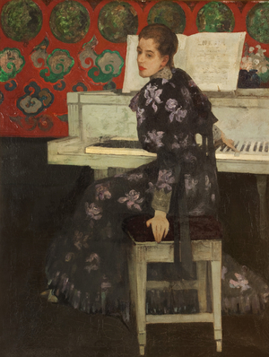 The White Piano, 1894 (oil on canvas)