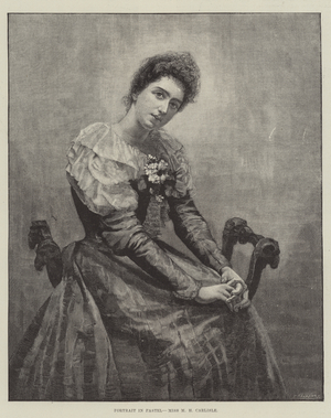 Portrait in Pastel (engraving)