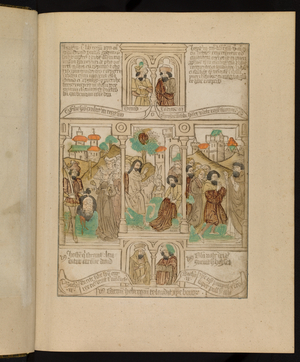 Biblia pauperum, 1465-1475 (woodcut)