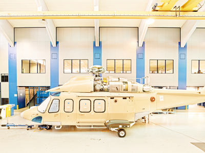 Augusta Westland, Assembly line AW139, Vergiate, Varese, Italy, 2011 (photo)