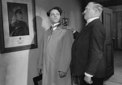 Veit Harlan and Werner Krauss in 'The Pants', 1927 (b/w photo)