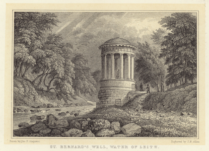 St Bernard's Well, Water of Leith (engraving)