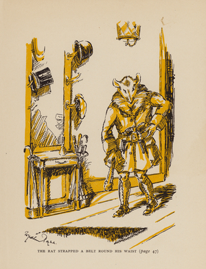 Illustration for The Wind in the Willows by Kenneth Grahame (colour litho)
