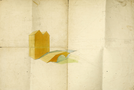 Drawing and Surveying, c.1921 (pencil & watercolour)