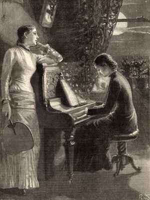 pianos playing the moon, 1890s