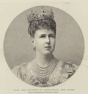 HIH The Duchess of Saxe-Coburg and Gotha (engraving)
