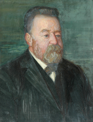 Portrait of a man (oil on canvas)