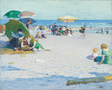 Long Beach (or Good Old Summertime), c. 1922 (oil on canvas)