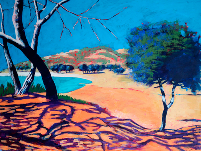 Peguera #3, 2021 (acrylic on board)