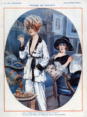 La Vie Parisienne Magazine Plate, France, 1920s (print)