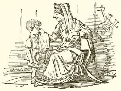 Cornelia, Mother of the Gracchi (engraving)
