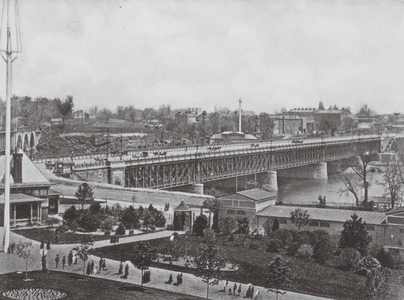 Philadelphia: Girard Avenue Bridge (b/w photo)