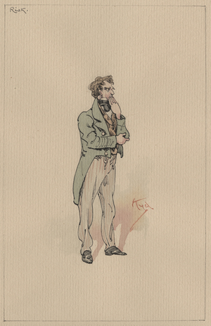 Rick, c.1920s (pen & ink with w/c on paper)