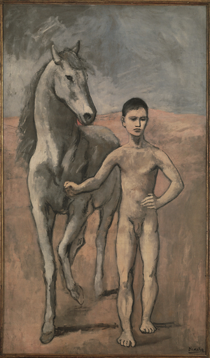 Boy Leading a Horse, 1905-06 (oil on canvas)