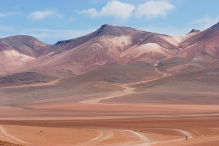 Multi-Coloured Volcanic Landscape Of The Andes Cordillera (photo)