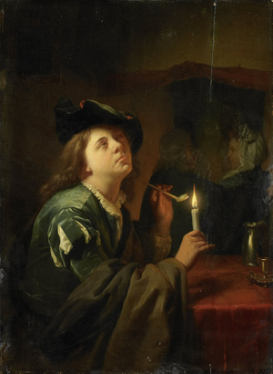 Different taste, 1685-1690 (oil on panel)