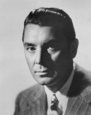 George Brent, Publicity Portrait, Warner Bros., 1930's (b/w photo)