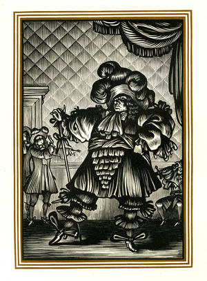Le Bourgeois Gentilhomme, 1948 (engraving)